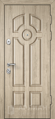 Фото «Входная дверь в покрытии экошпон с зеркальной панелью №12»